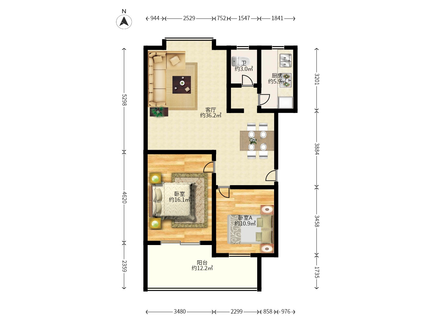 景环小区 景环小区室内图2