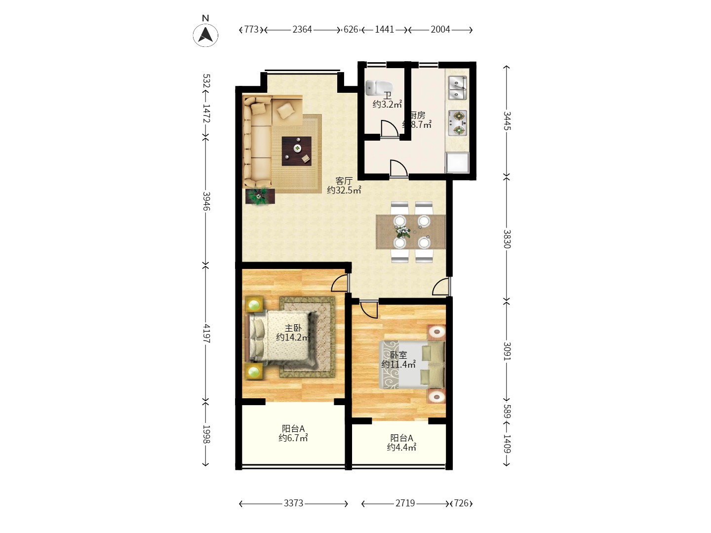 景环小区 景环小区室内图2