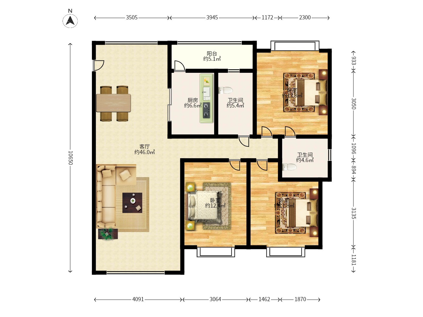 圣力华苑 圣力华苑室内图2