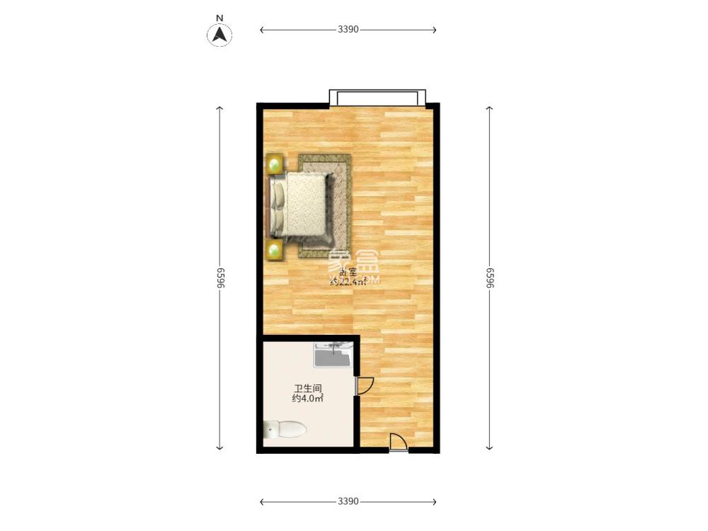 城市時(shí)光  1室1廳1衛(wèi)   28.00萬