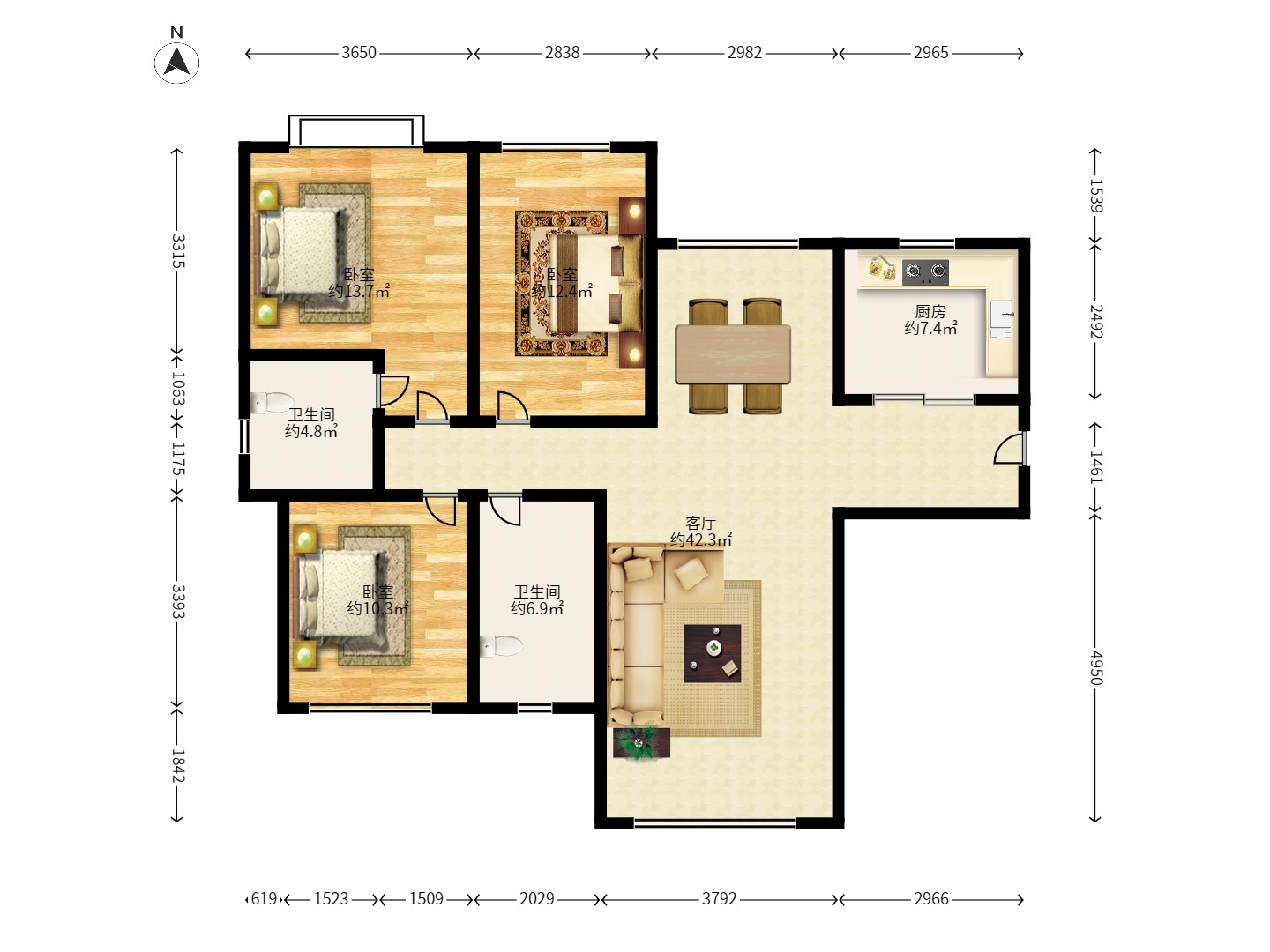 东门尚苑 东门尚苑室内图2