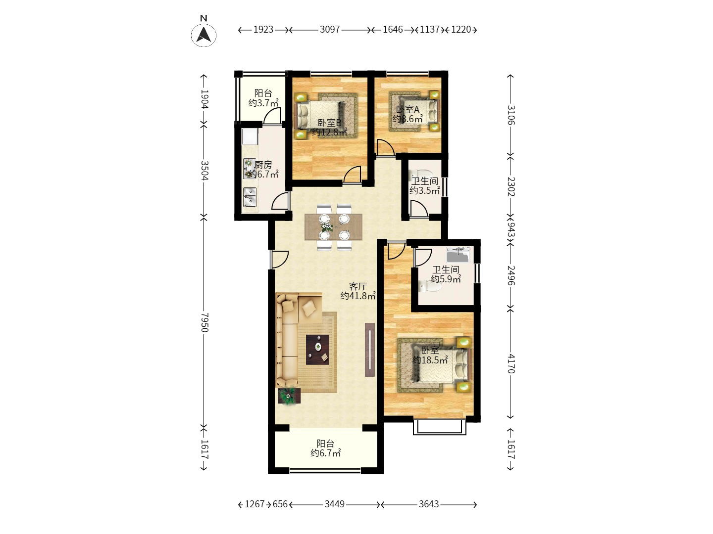 卧龙居国际村 卧龙居国际村室内图2