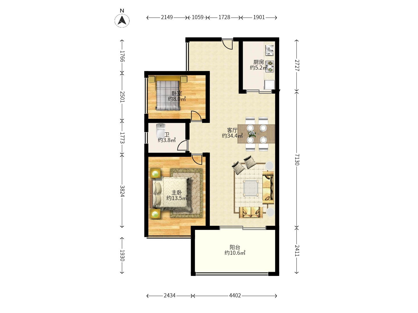 时代倾城一期 时代倾城一期室内图2