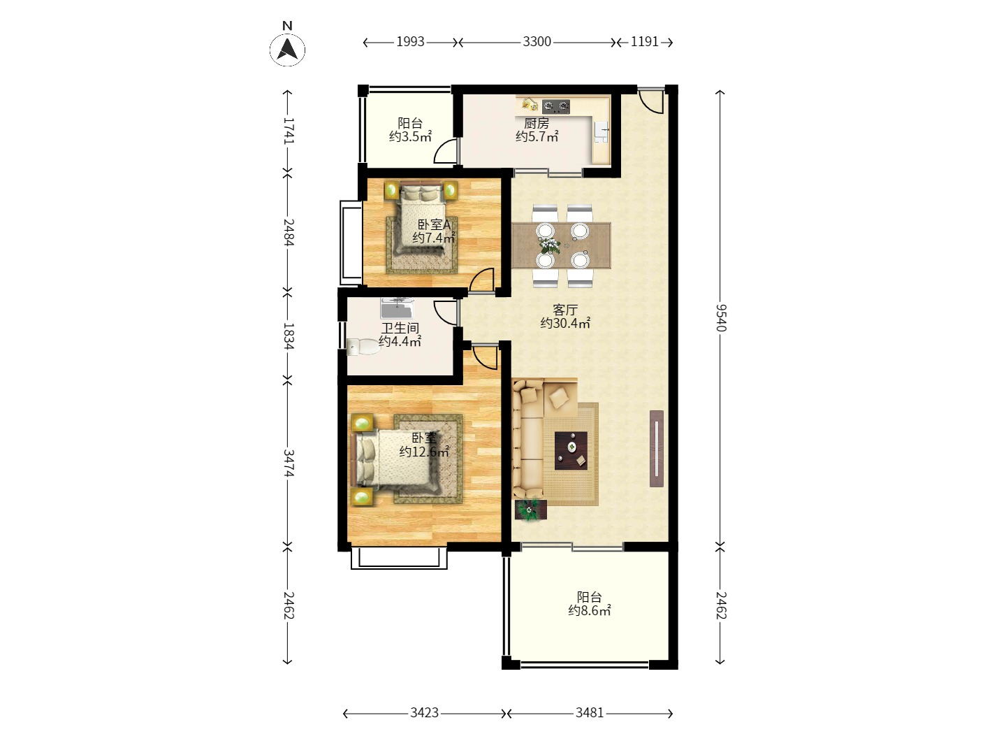 时代倾城一期 时代倾城一期室内图2