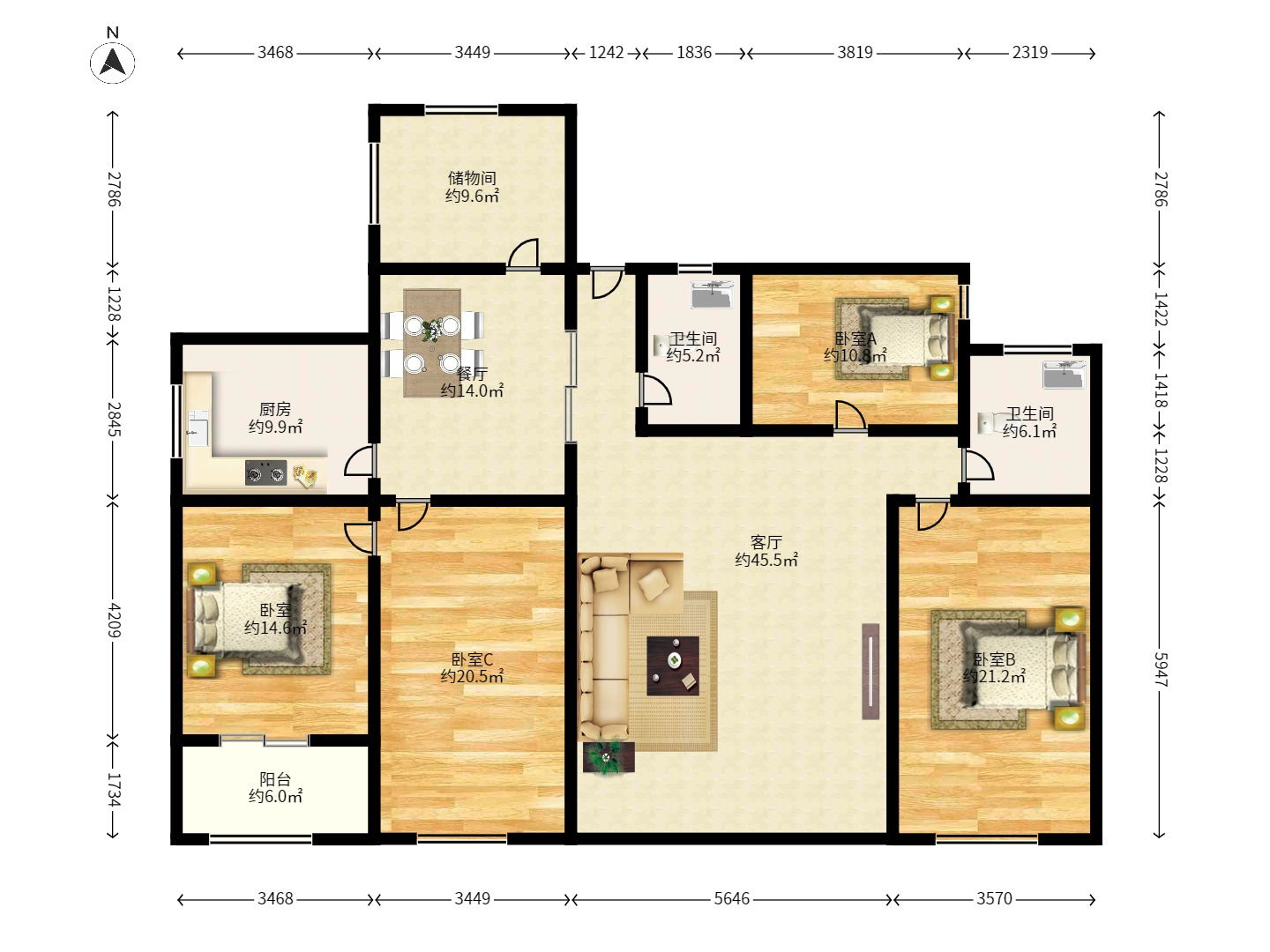 愉景花园 愉景花园室内图2