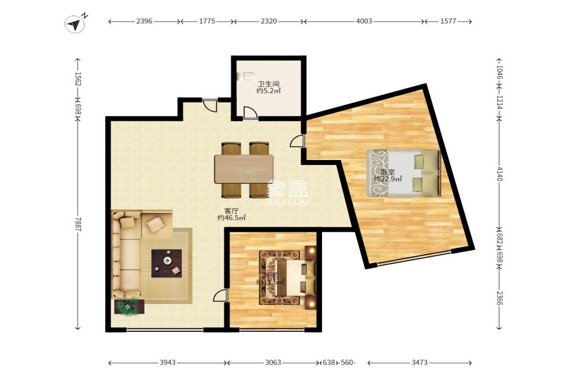 维一星城  2室1厅1卫    3500.0元/月 维一星城  2室1厅1卫    3500.0元/月户型图