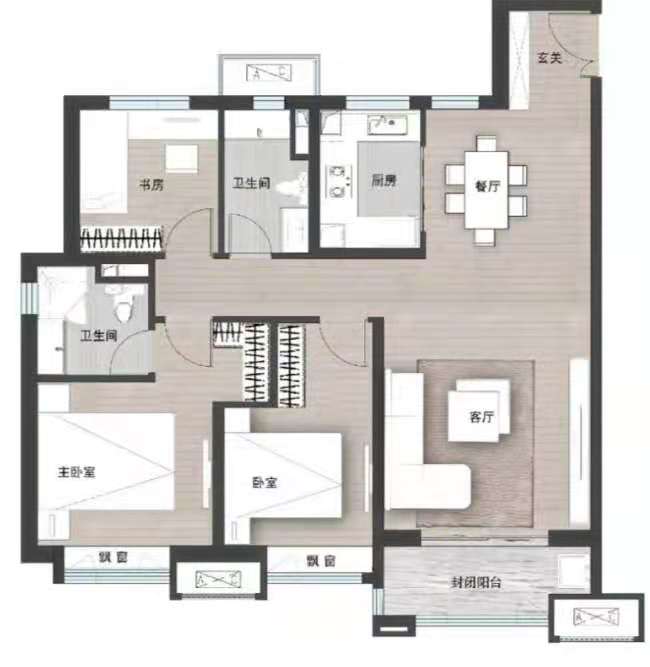 朝阳办事处江金社区  4室2厅2卫    2000.0元/月 朝阳办事处江金社区  4室2厅2卫    2000.0元/月户型图