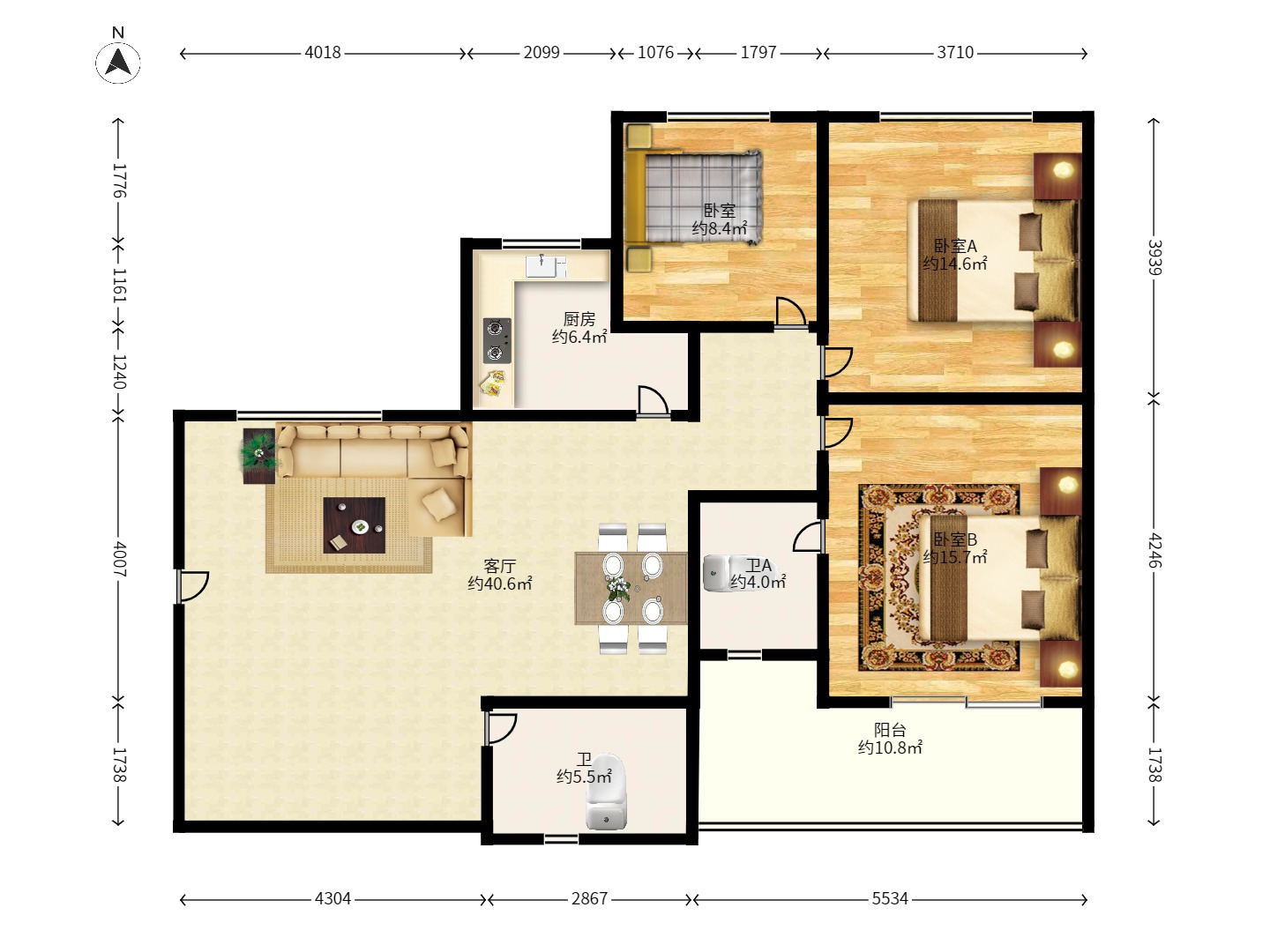 同升湖山庄 同升湖山庄室内图2