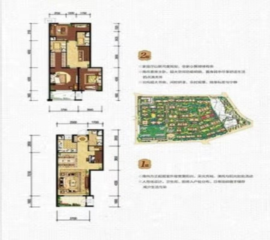 曲江华著中城  3室2厅3卫   4500.00元/月户型图