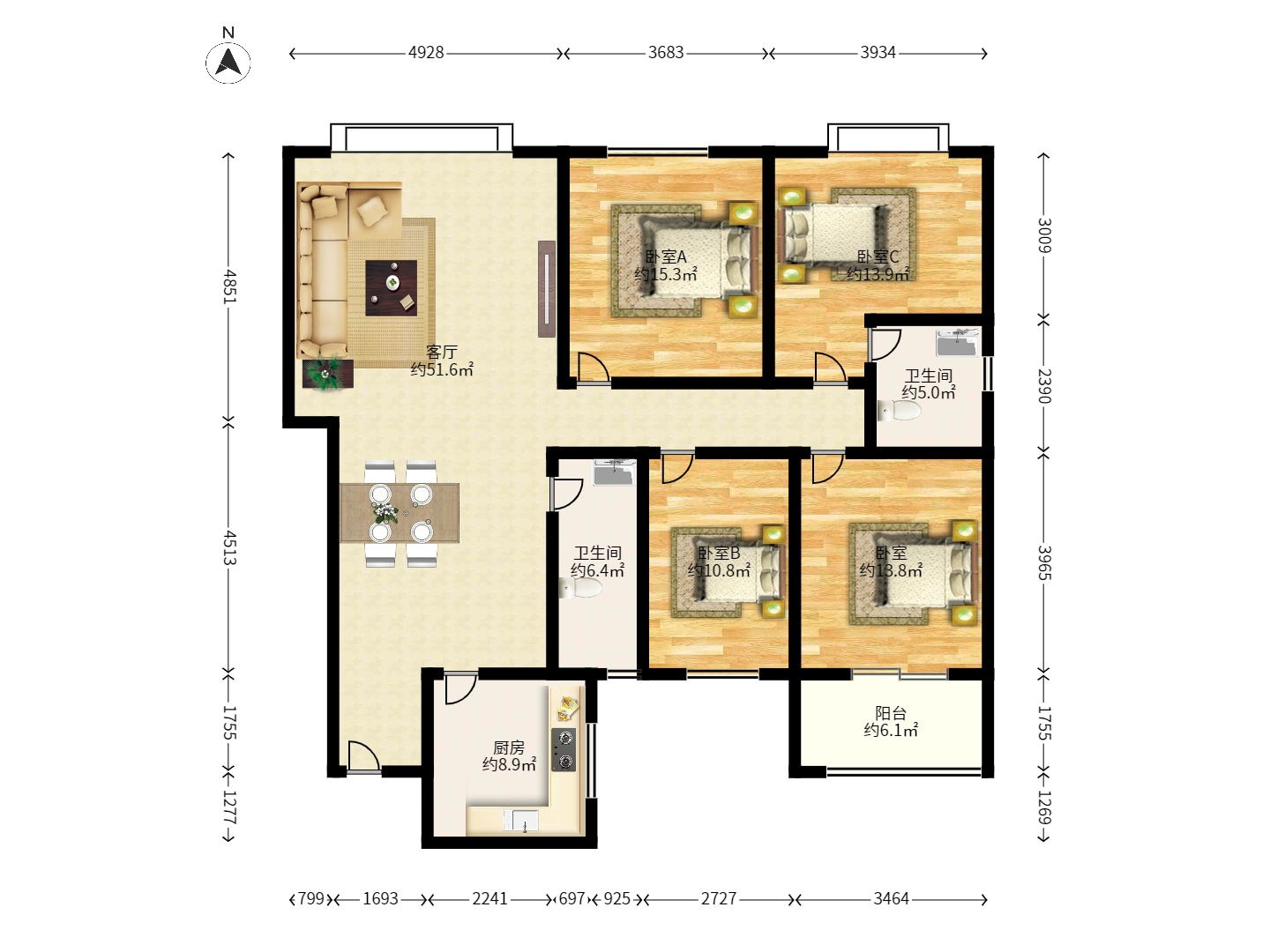 金地华园 金地华园室内图2