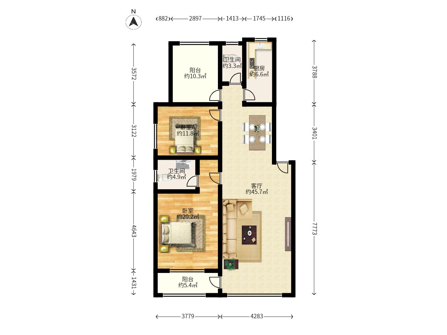 湘华公寓(留园路) 湘华公寓(留园路)室内图2