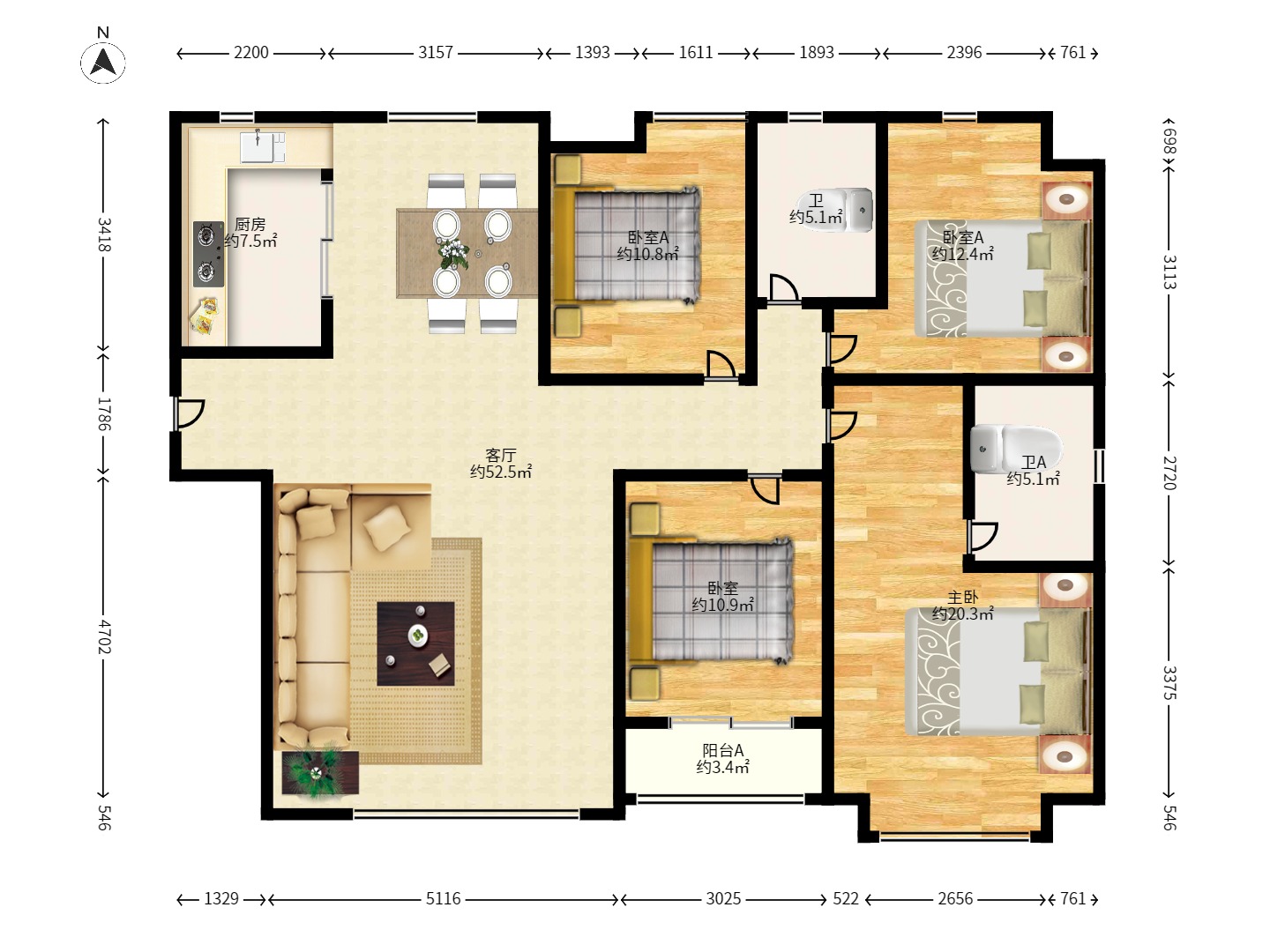 珠江东方明珠(新地东方明珠)一二期 珠江东方明珠(新地东方明珠)一二期室内图2