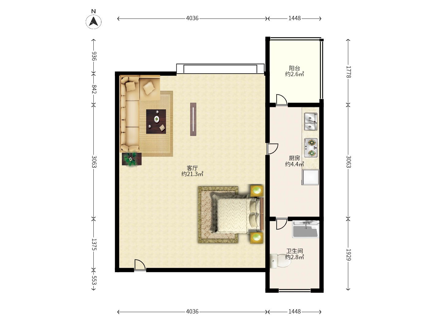 凯轩云顶室内图2