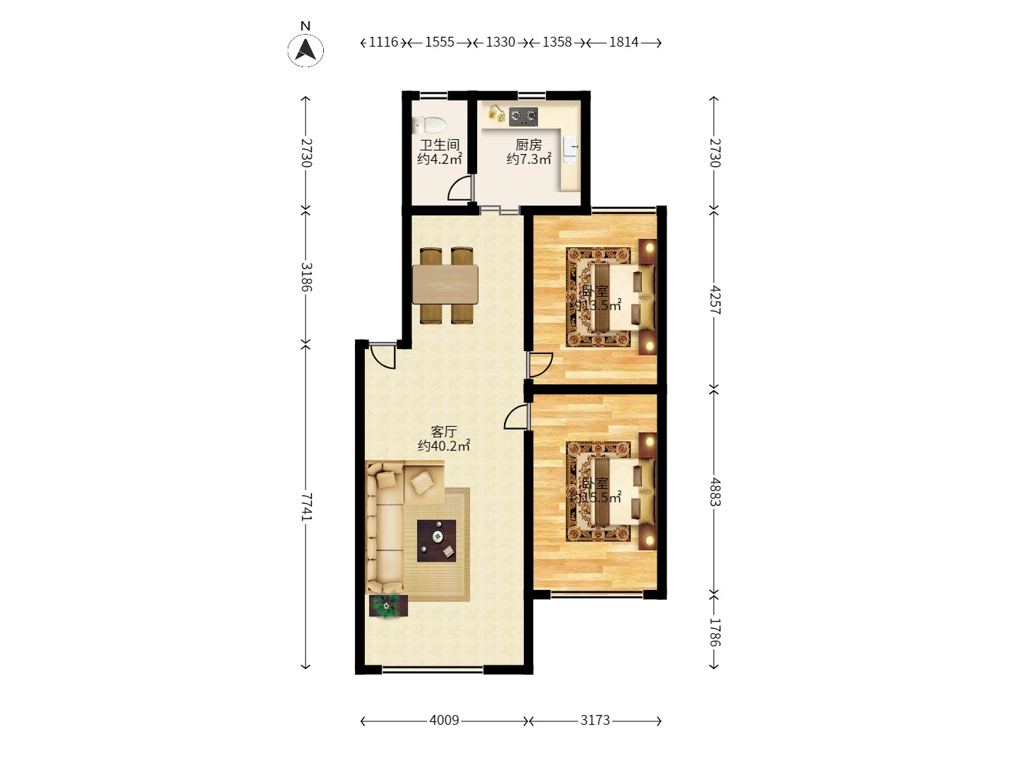 四方小区 四方小区室内图2