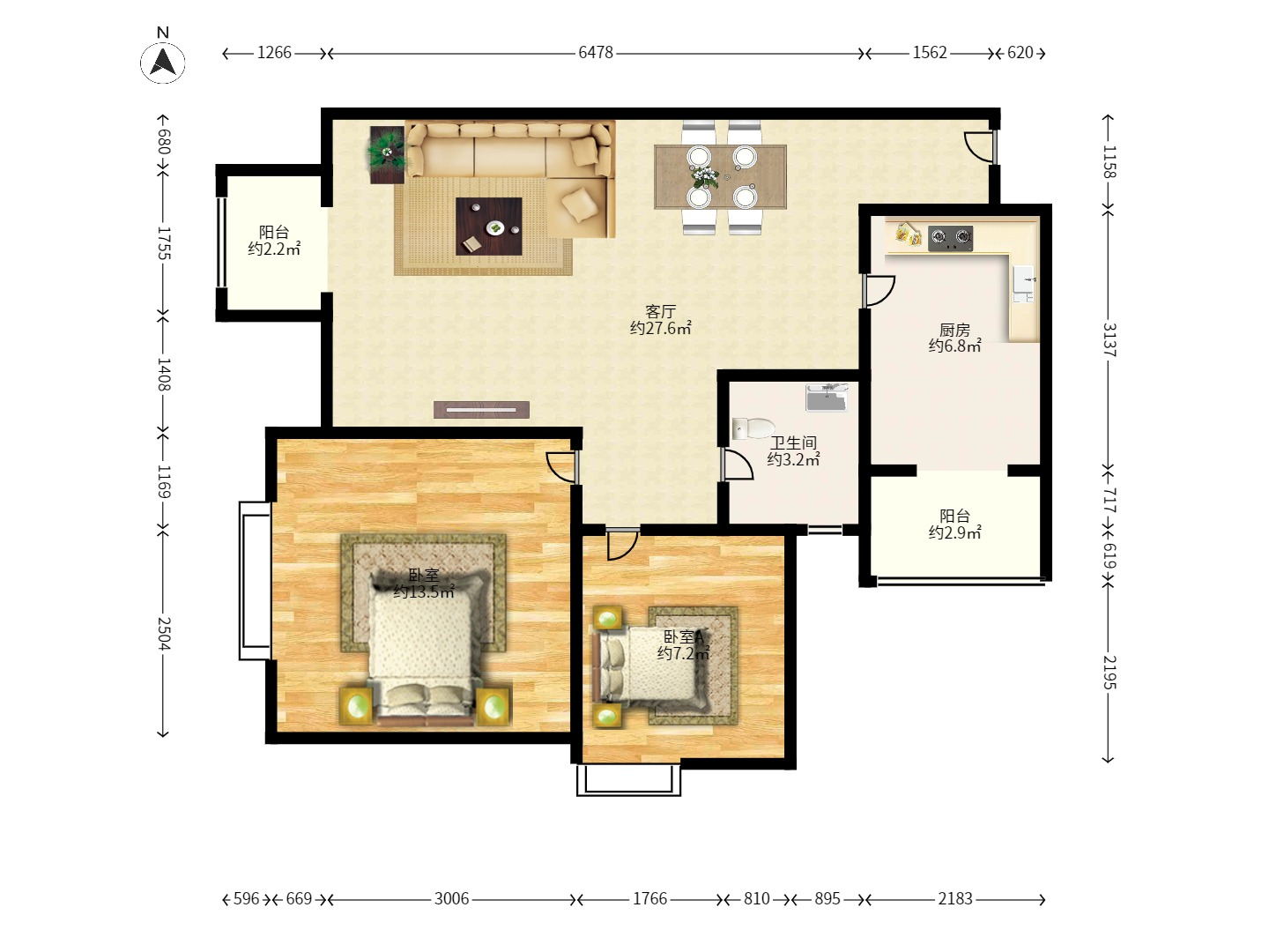 中国铁建国际城一期 中国铁建国际城一期室内图2