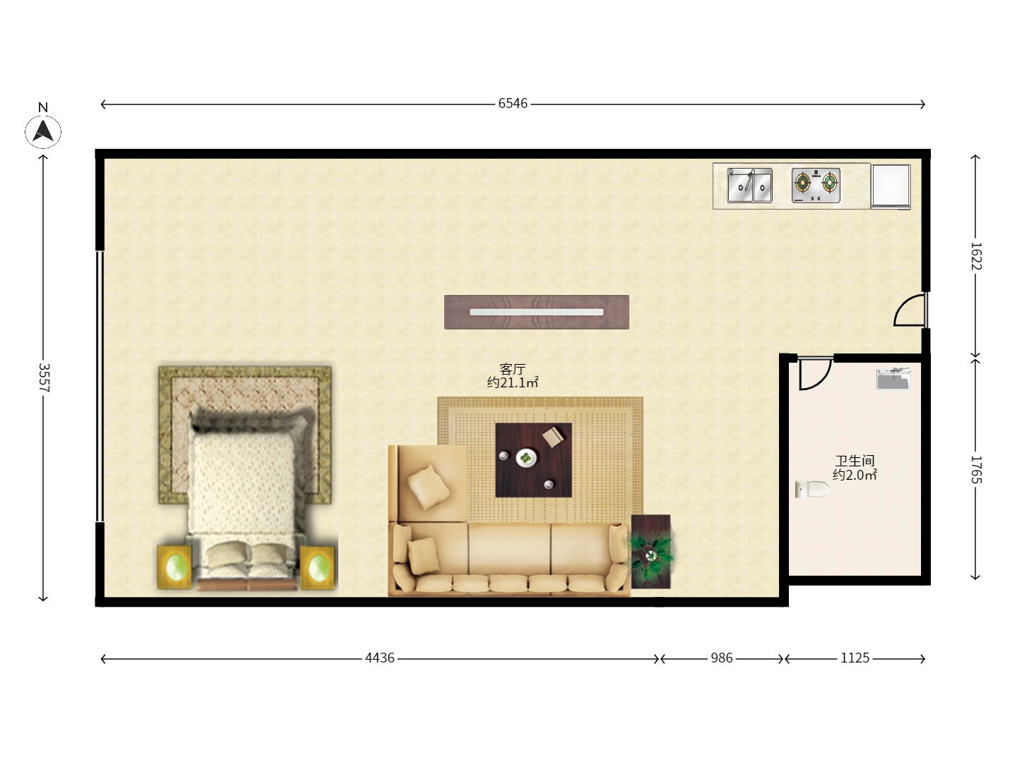 红橡华园(菲莎公馆) 红橡华园(菲莎公馆)室内图2
