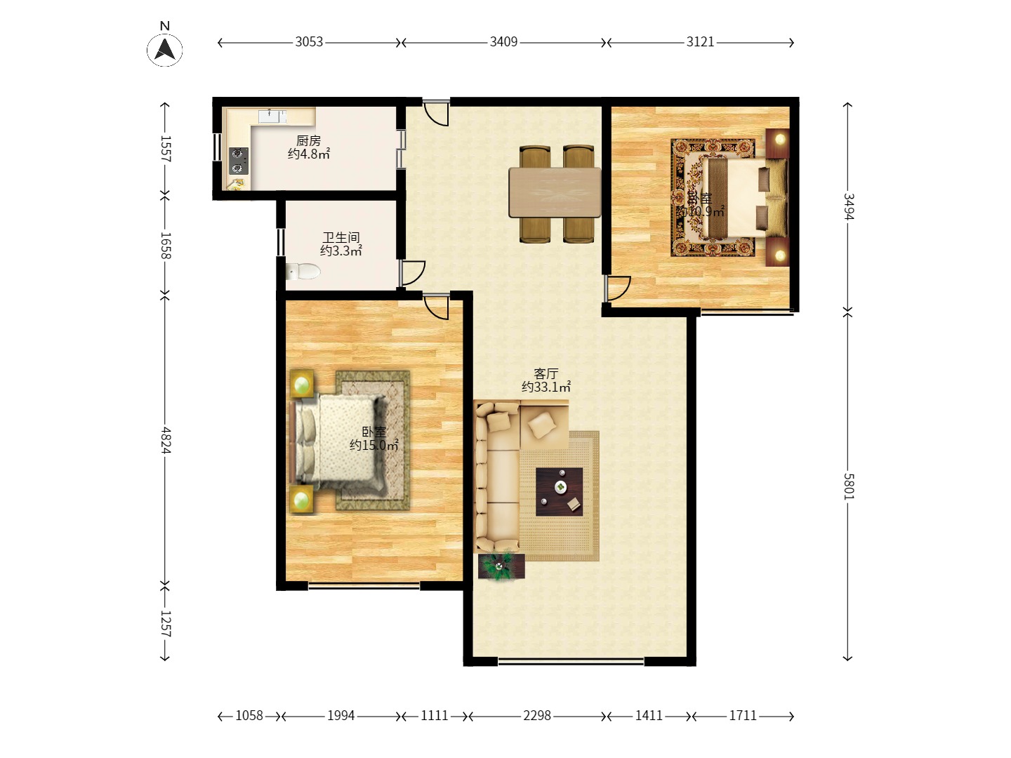 中房F联邦 中房F联邦室内图2