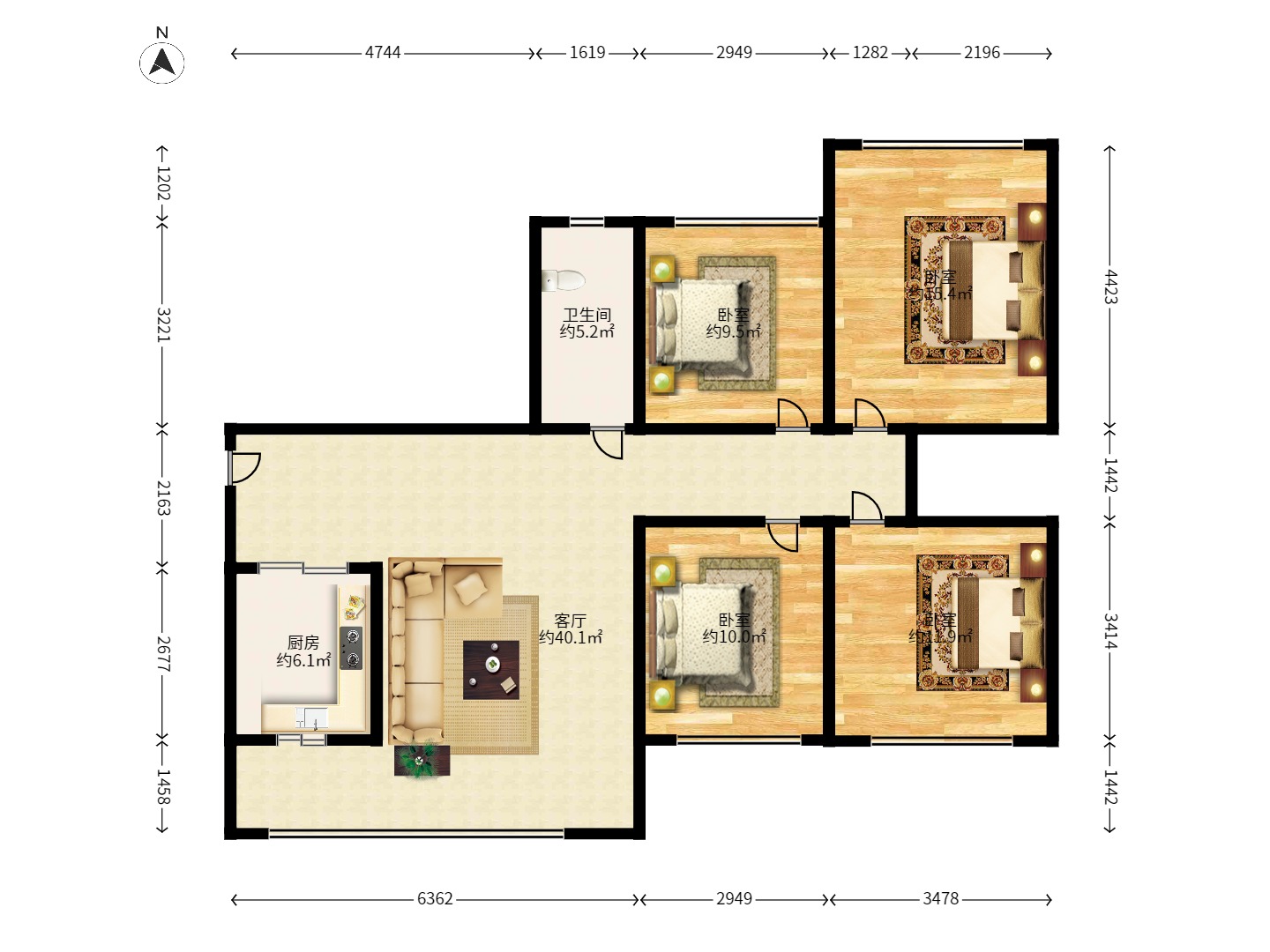 钱隆学府一、二期 钱隆学府一、二期室内图2