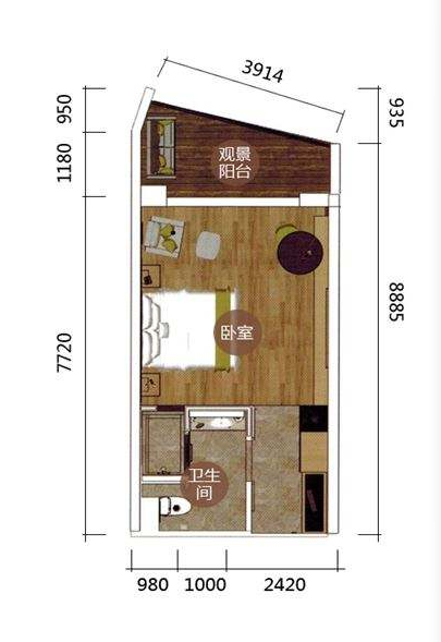 水榭花城西城(一期,二期)  1室1厅1卫    1500.0元/月 水榭花城西城(一期,二期)  1室1厅1卫    1500.0元/月户型图