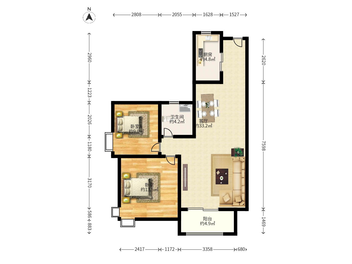 弘欣公寓 弘欣公寓室内图2