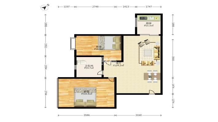 三力公寓（三力国际）室内图2