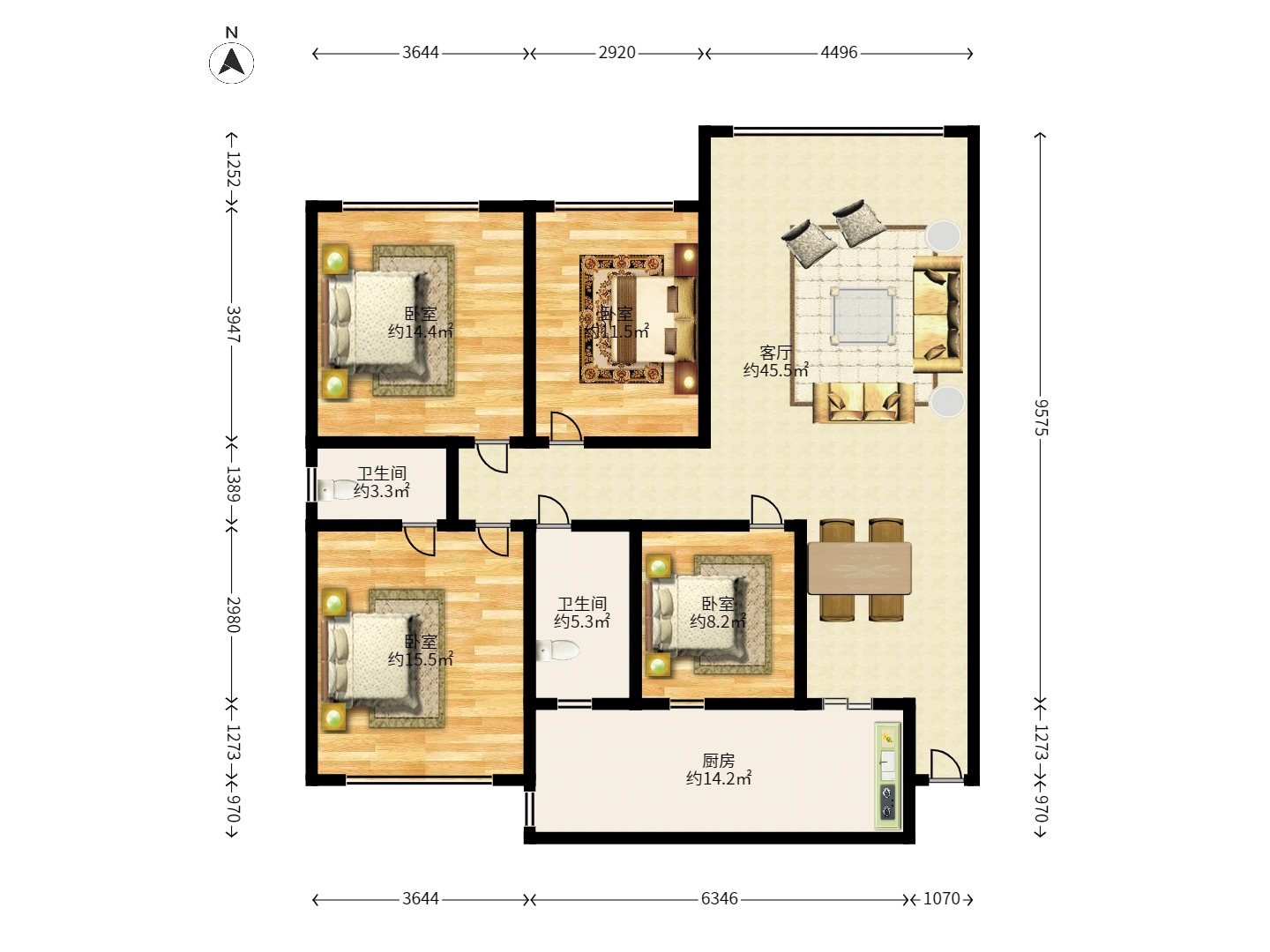 翡翠林居 翡翠林居室内图2