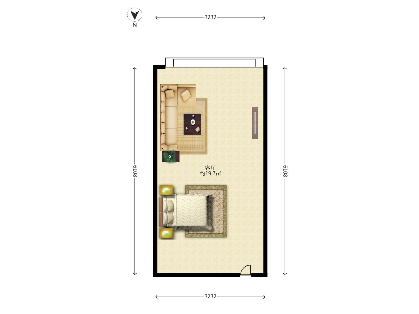 金色loft(鑫秋大厦) 金色loft(鑫秋大厦)室内图2