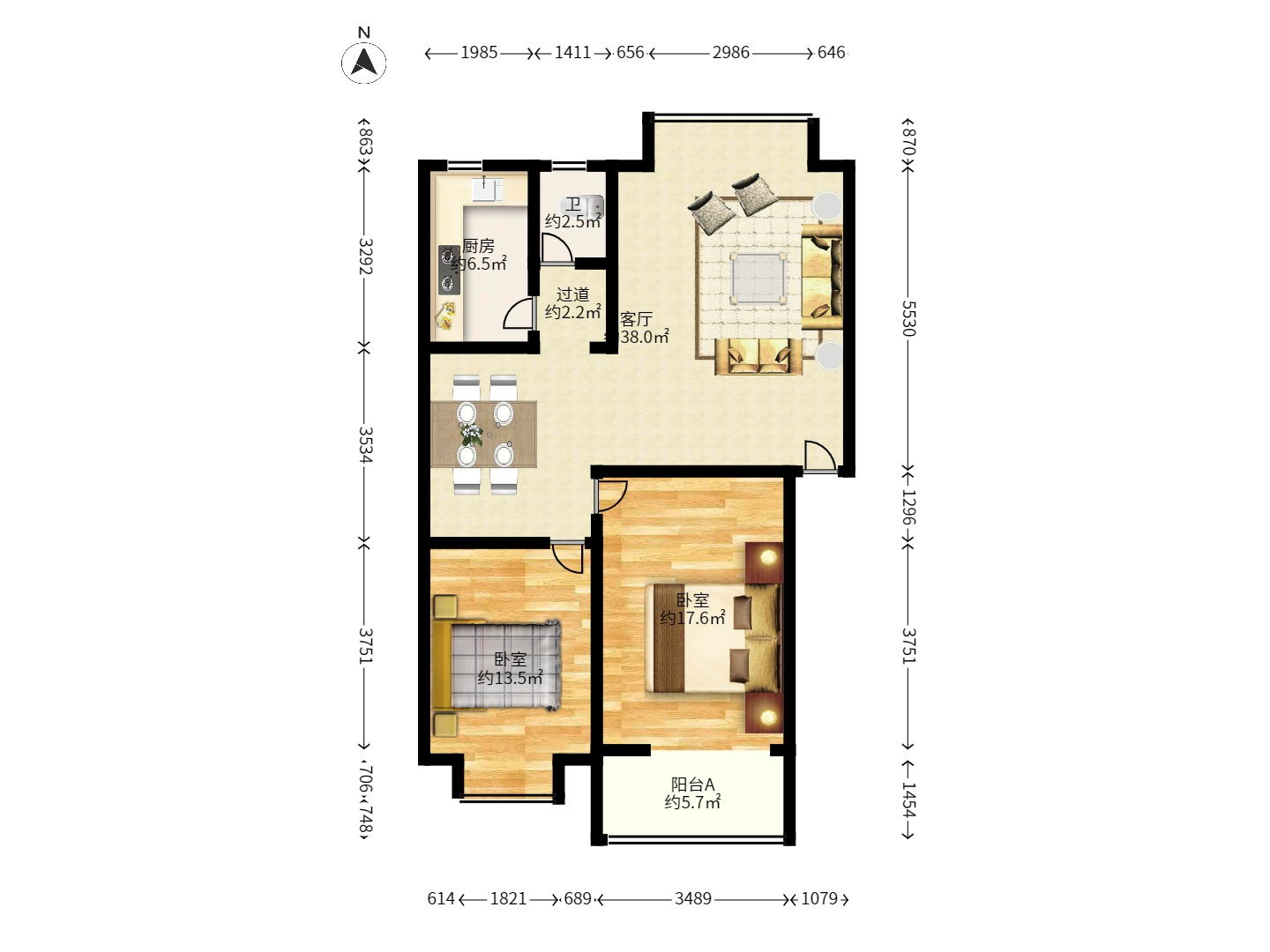 景环小区 景环小区室内图2