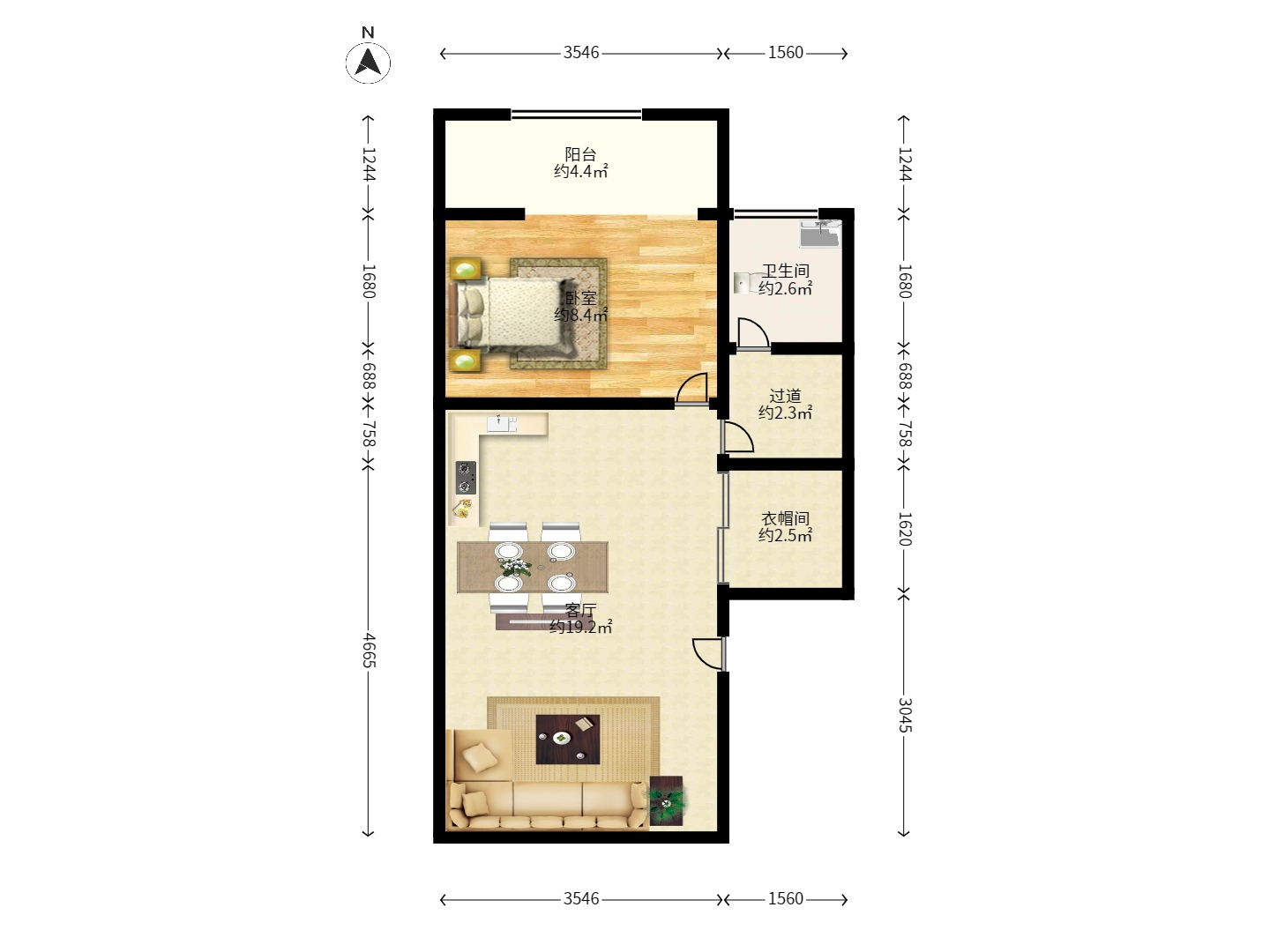 上河国际C区 上河国际C区室内图2