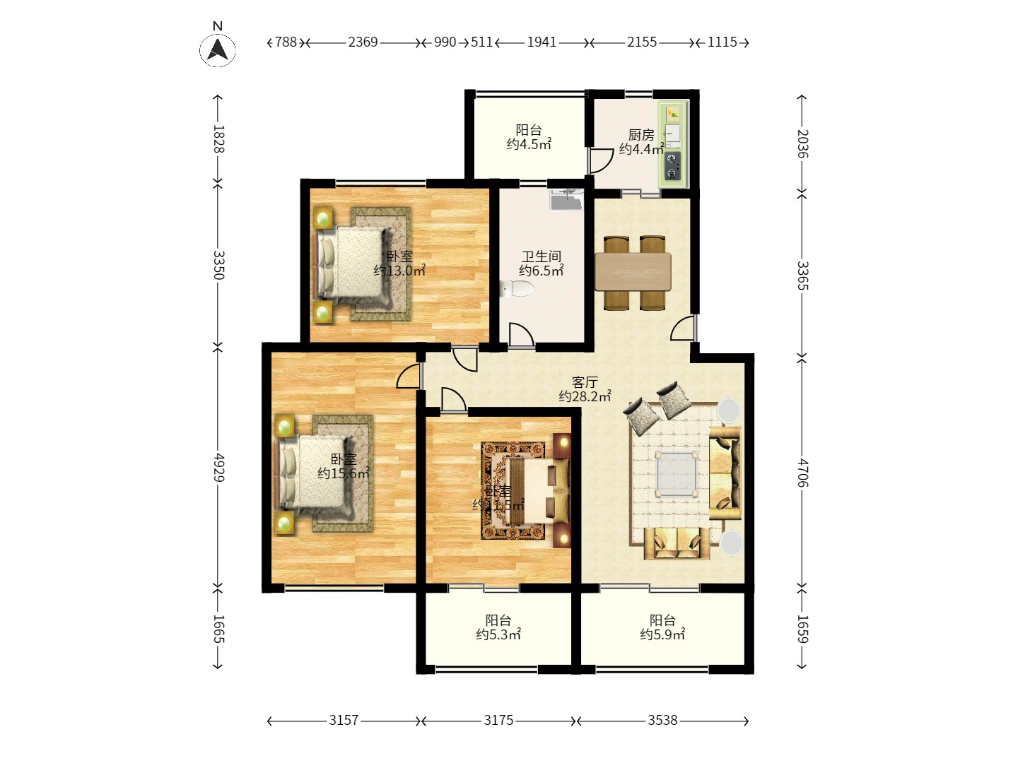 乐嘉花园 乐嘉花园室内图2