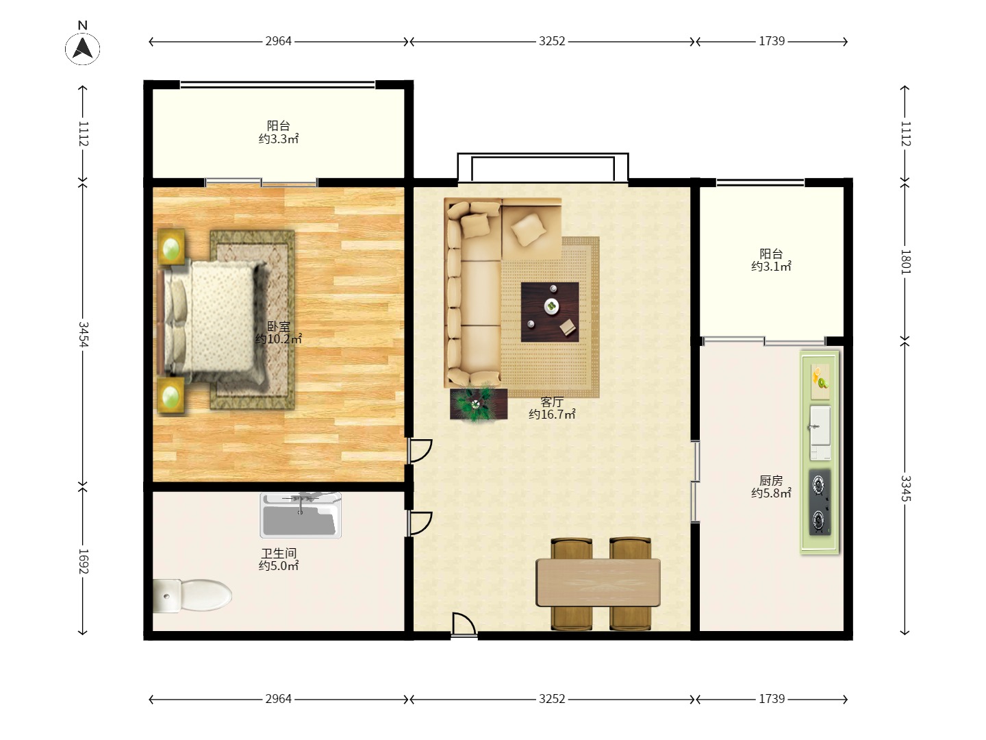 中国铁建国际城一期 中国铁建国际城一期室内图2