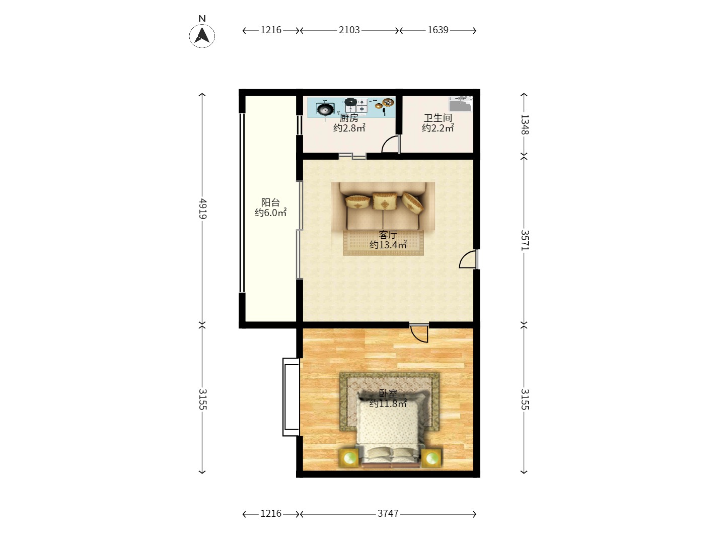 上河国际C区 上河国际C区室内图2