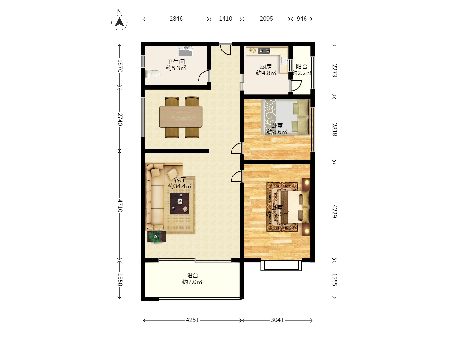 金质嘉苑 金质嘉苑室内图2