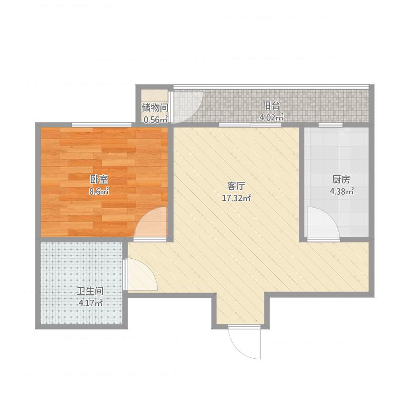 桃花缘  1室1厅1卫    1300.0元/月 桃花缘  1室1厅1卫    1300.0元/月户型图