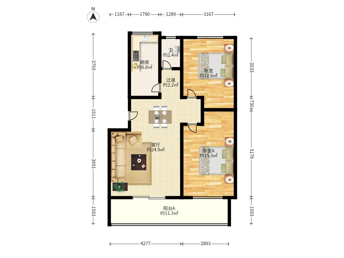 丰园(中山小区) 丰园(中山小区)室内图2