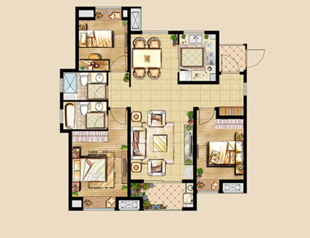 君临天厦  3室2厅2卫    3280.0元/月 君临天厦  3室2厅2卫    3280.0元/月户型图