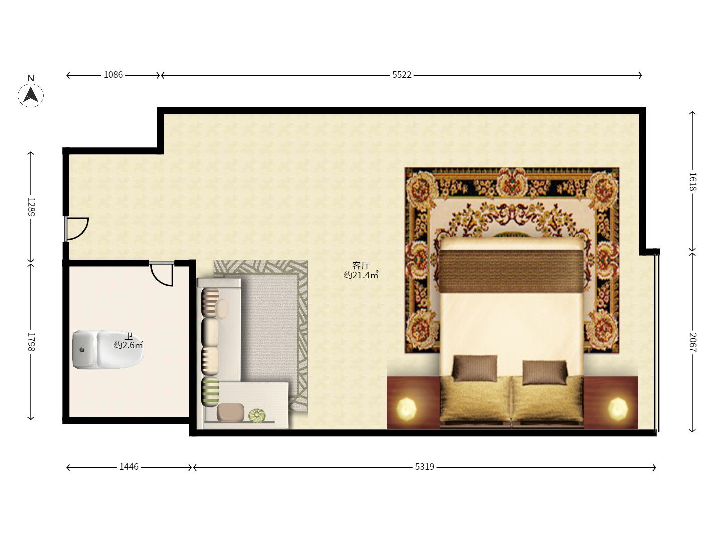 红橡华园(菲莎公馆) 红橡华园(菲莎公馆)室内图2