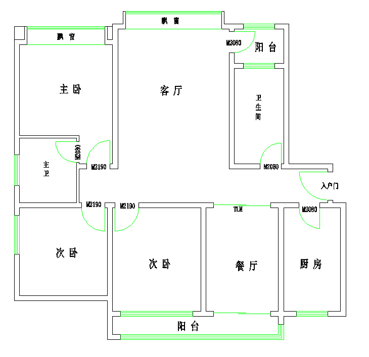 715矿小区  4室2厅2卫   50.00万户型图