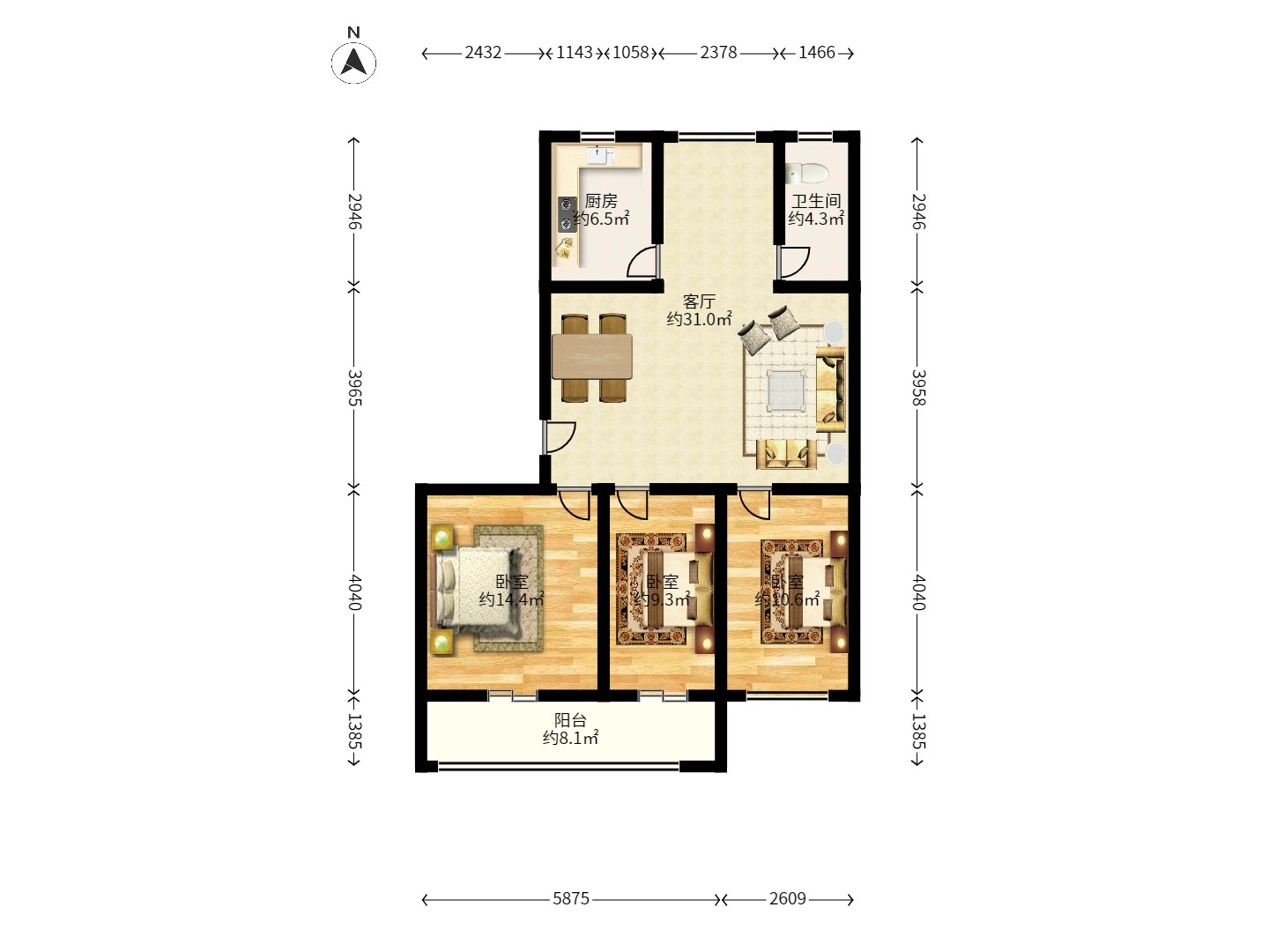 振湘小区 振湘小区室内图2