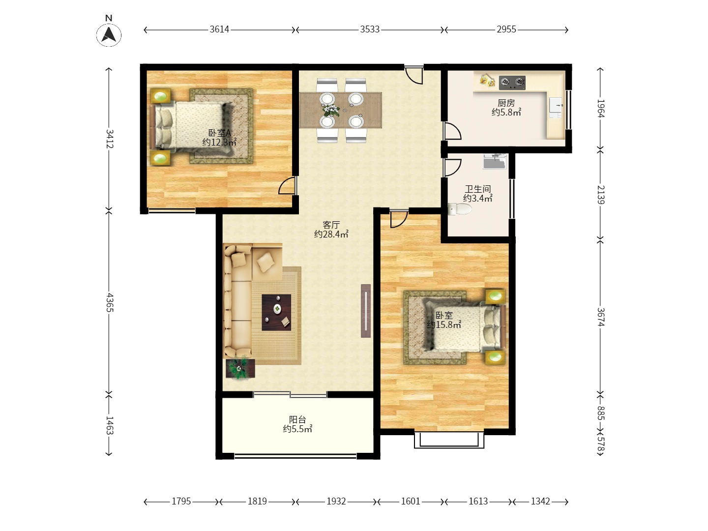 中房F联邦 中房F联邦室内图2