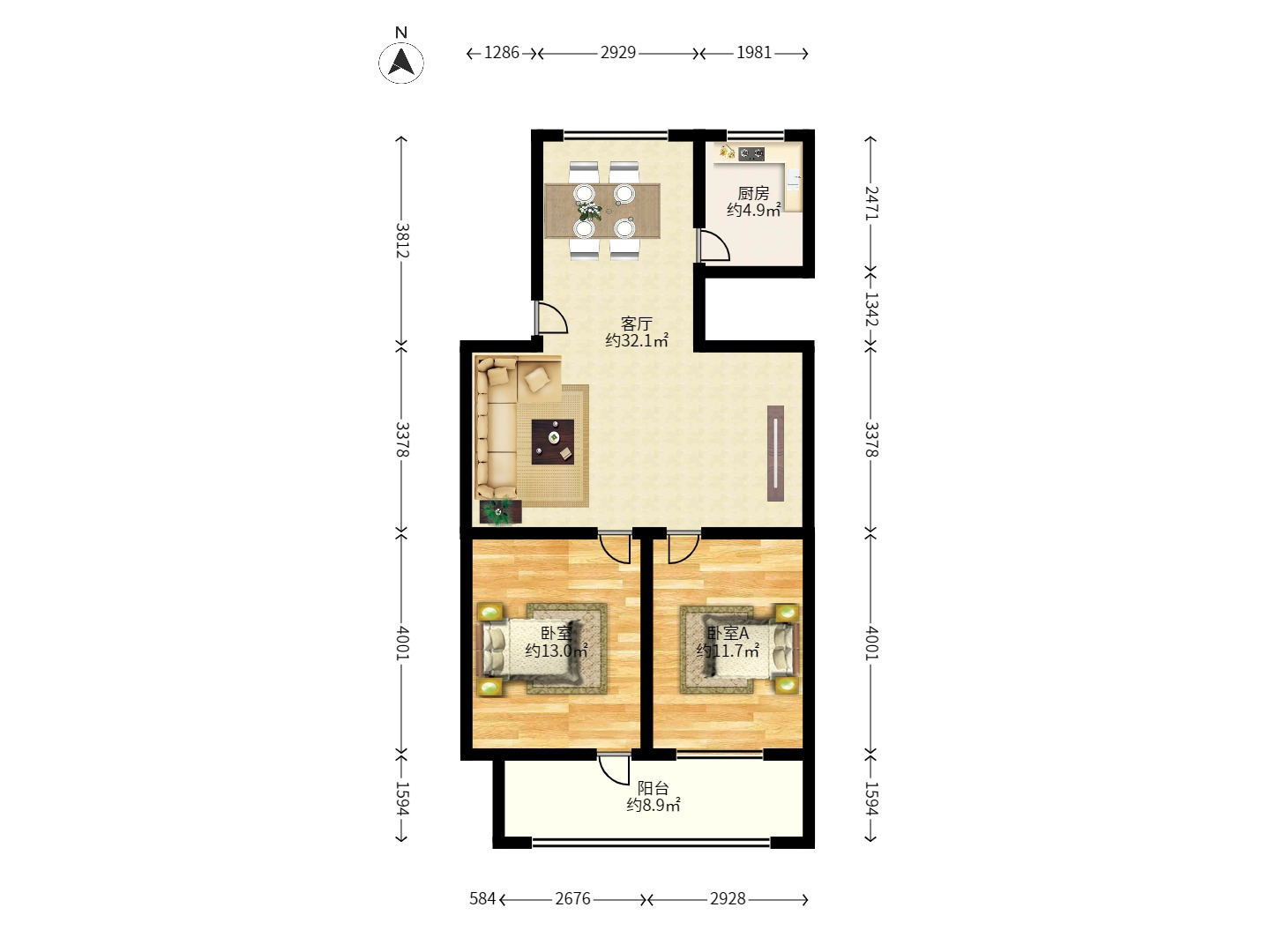 地质中学宿舍 地质中学宿舍室内图2