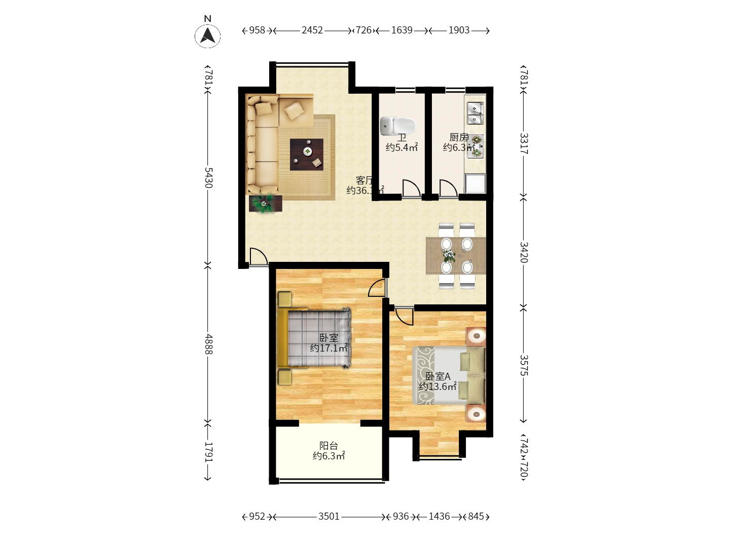景环小区 景环小区室内图2