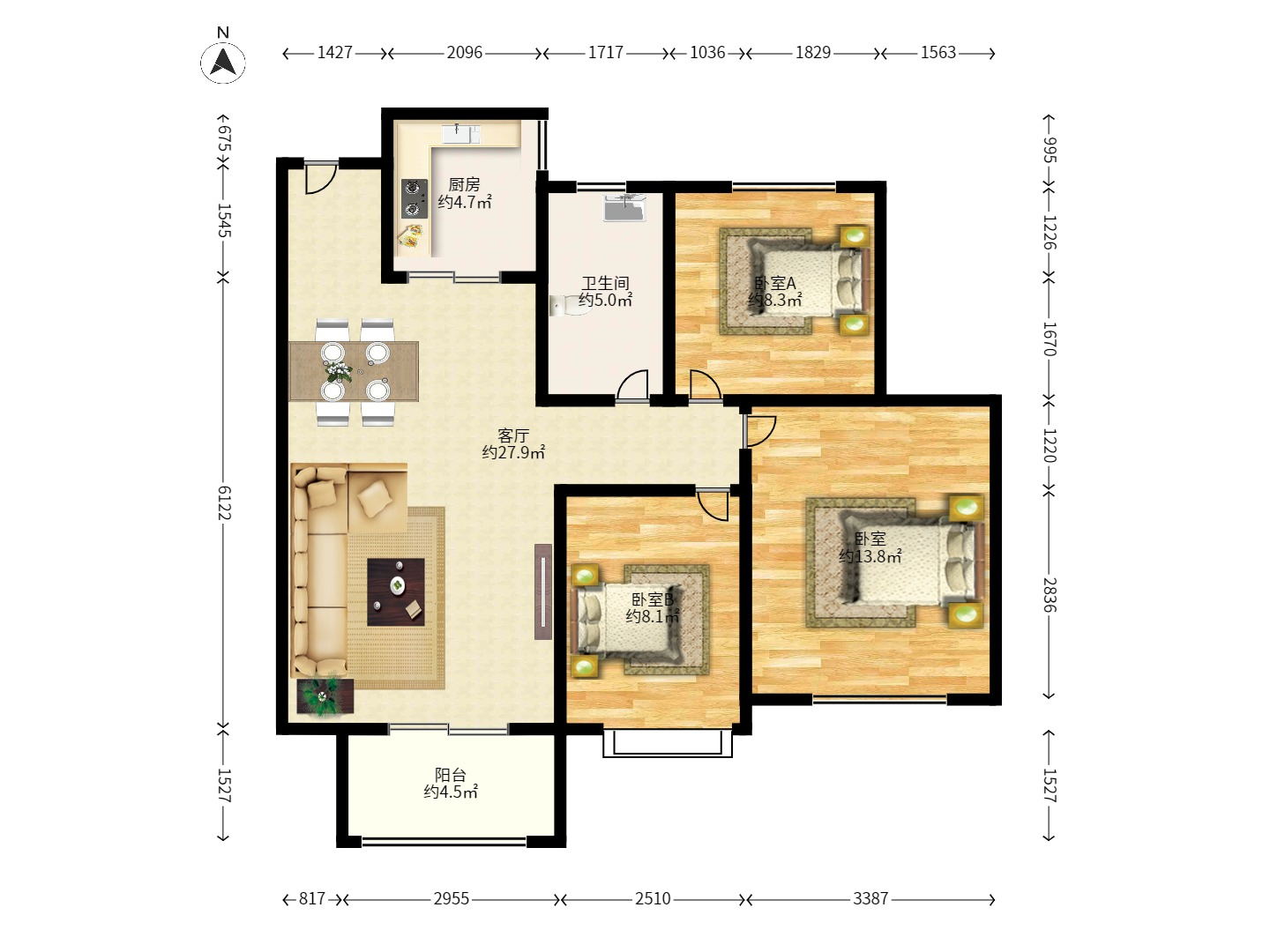 C-park天悦城(紫檀溪苑二期) C-park天悦城(紫檀溪苑二期)室内图2