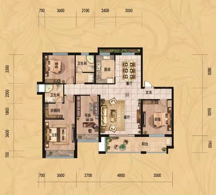 桃源县电力分公司宿舍（自来水厂）  4室2厅2卫   72.80万户型图
