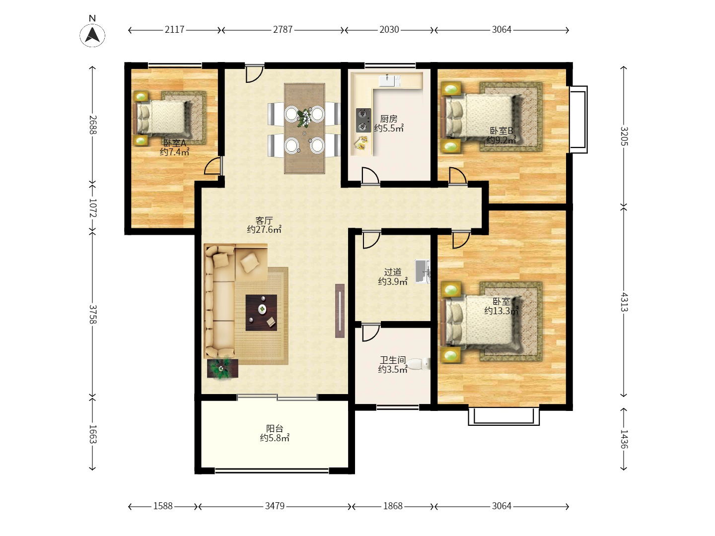 时代星城 时代星城室内图2