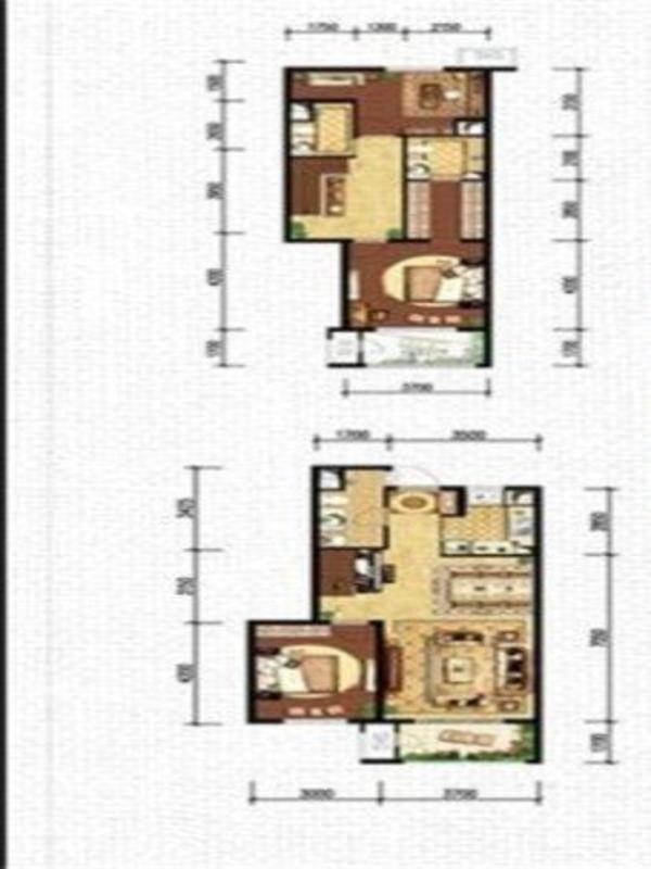 曲江华著中城  4室2厅3卫   10000.00元/月户型图