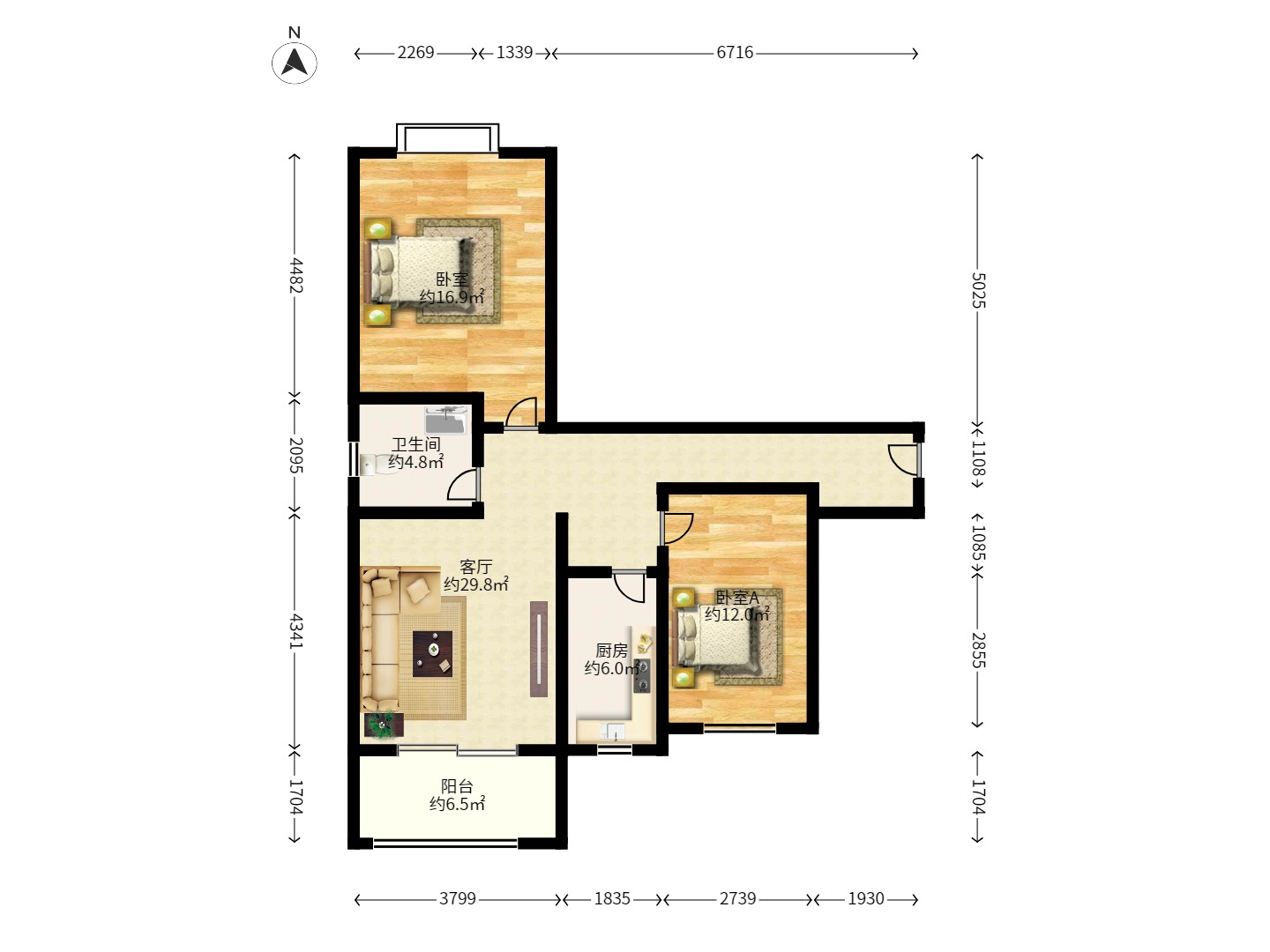 中房F联邦 中房F联邦室内图2