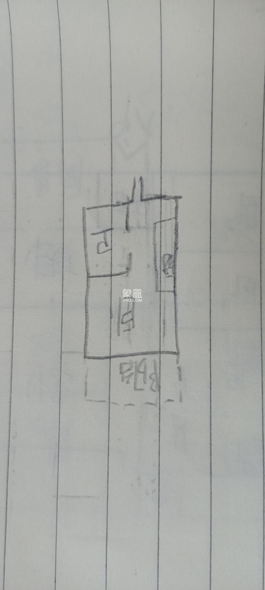 五洲富隆中心 1室1厅1卫 1000.0元/月 五洲富隆中心 1室1厅1卫 1000.0元/月户型图