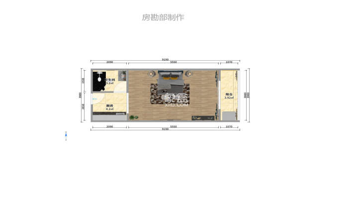 天翔新新家园室内图2