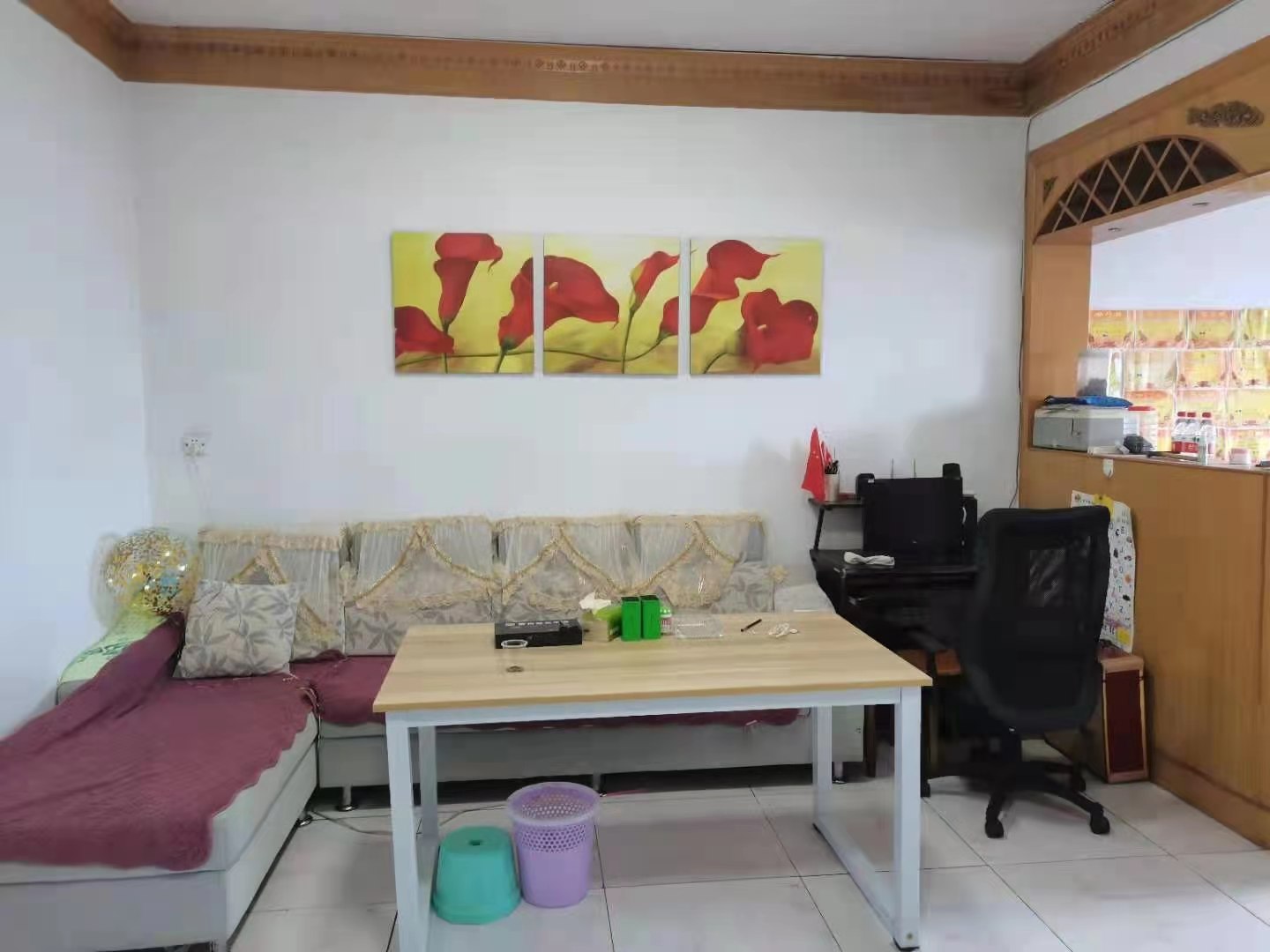 荷叶一村 2室2厅1卫 700.0元/月 荷叶一村 2室2厅1卫 700.0元/月户型图